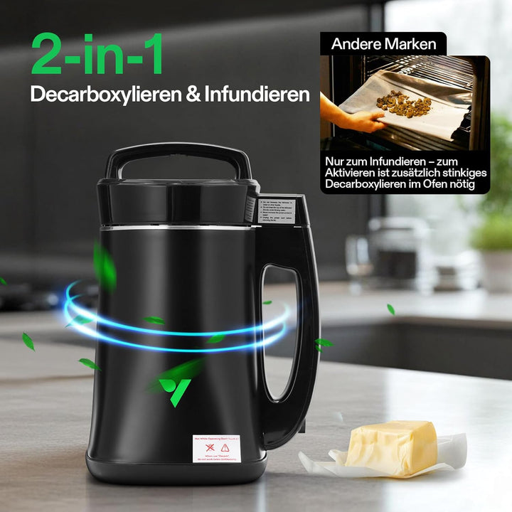 VIVOSUN Kräuter-Decarboxylierungs- und Infusionsmaschine, botanischer Extraktor und Infuser zur Hers
