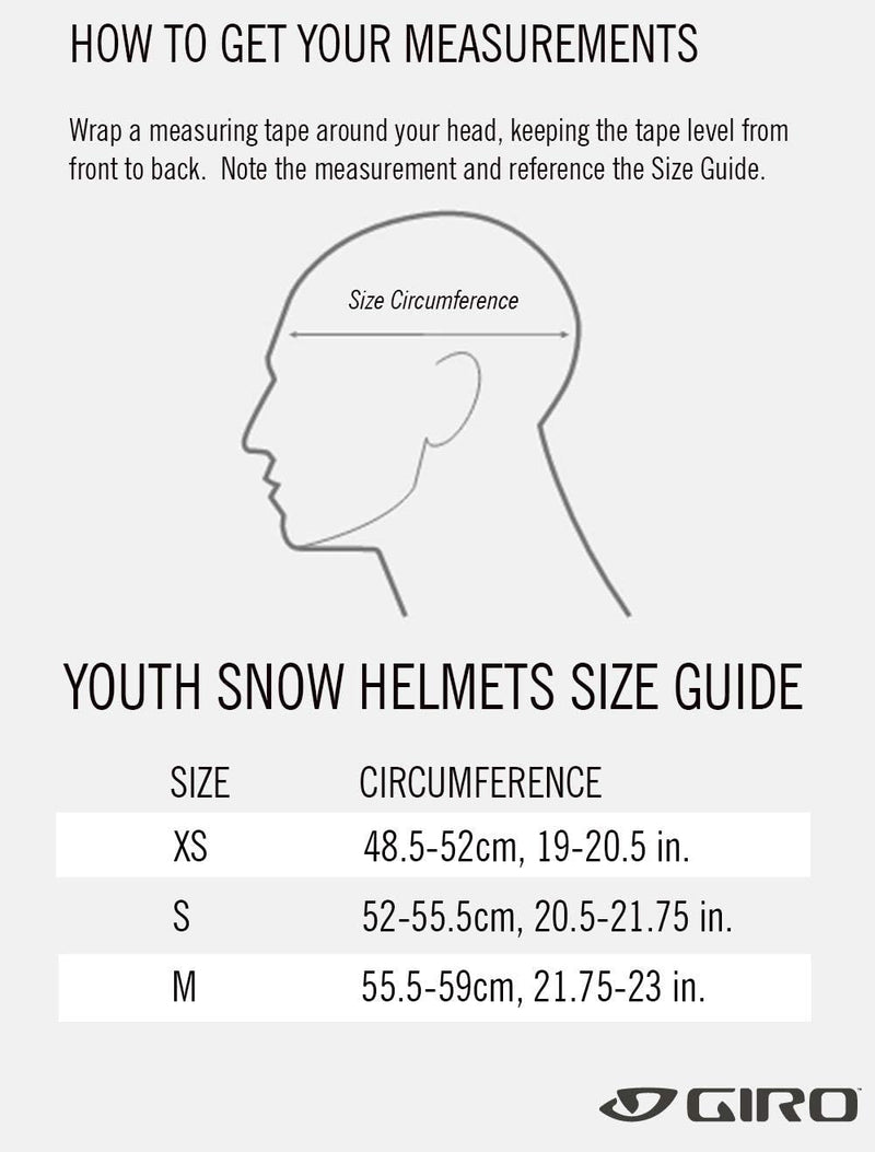 Giro Spur Kids Ski Helmet - Snowboard Helmet for Youth, Toddler, Boys & Girls Matte Black 22 XS, Mat