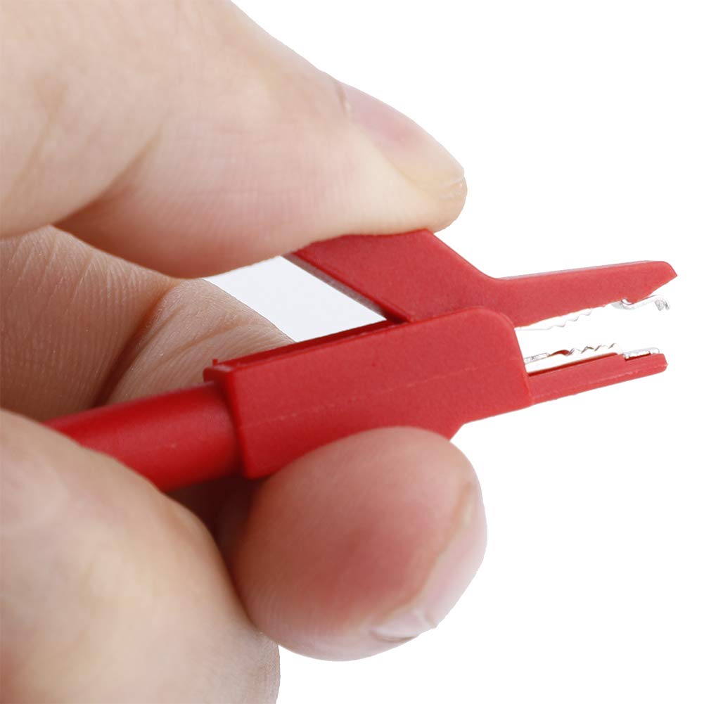 4 mm Bananenstecker Messleitungen Set P1036B Krokodilklemmen U Sonden Kit für Multimeter Test, 4 mm