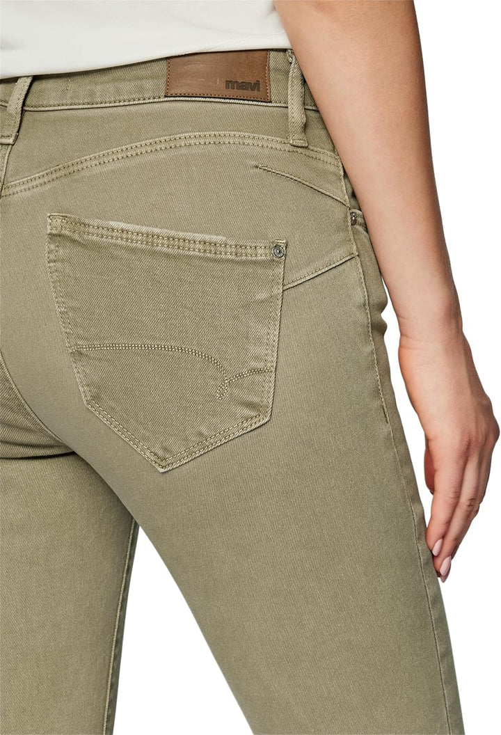 Mavi Damen Damen Jeans Hose Adriana Stretchdenim Light Indigo Glam [22737]