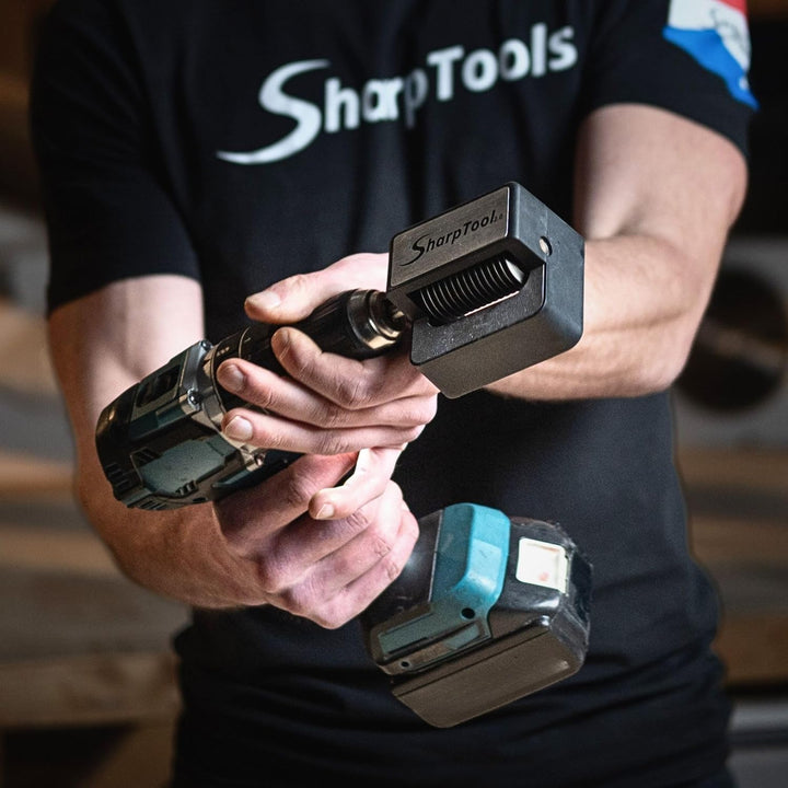 SharpTool 2.0 Schärfer für Multitool Sägeblätter - Präzisions-Schärfer für Bohrmaschine zum Nachschä