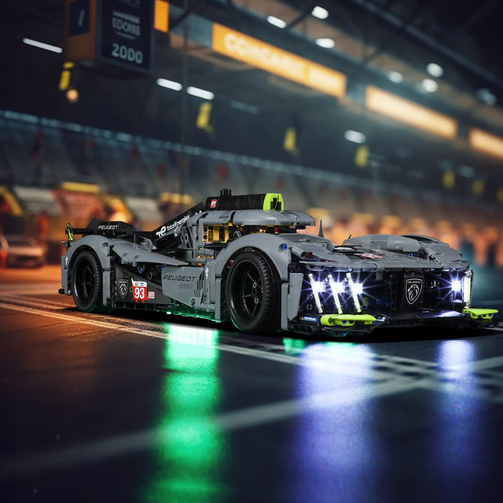 LIGHTAILING Led Licht für Lego- 42156 Peugeot 9X8 24H Le Mans Hybrid Hypercar – Beleuchtungsset Komp