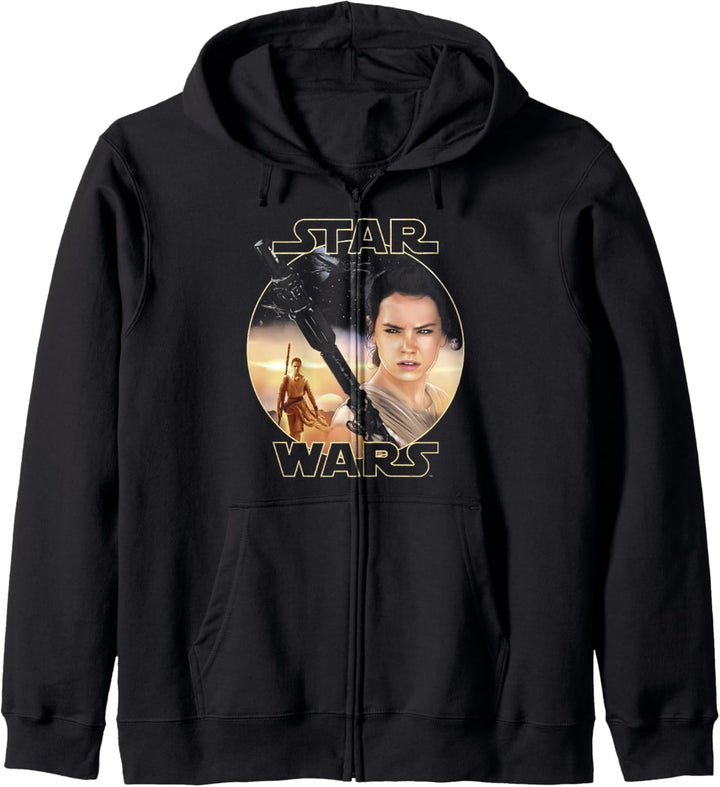 Star Wars Rey Close Up Kapuzenjacke