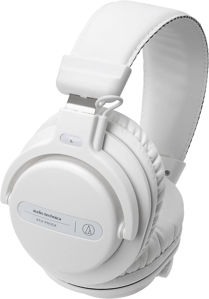 Audio-Technica PRO5XBK DJ Kopfhörer Weiss White PRO5 DJ Kopfhörer weiss, White PRO5 DJ Kopfhörer wei