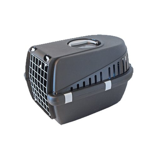 Savic e-84513 Box Transport Trotter 1 schwarz schwarz 49x33 x30 cm(1er Pack), schwarz 49x33 x30 cm(1