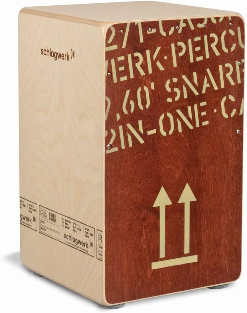 Schlagwerk CP404 Red Cajon + keepdrum Sitzpad Rot