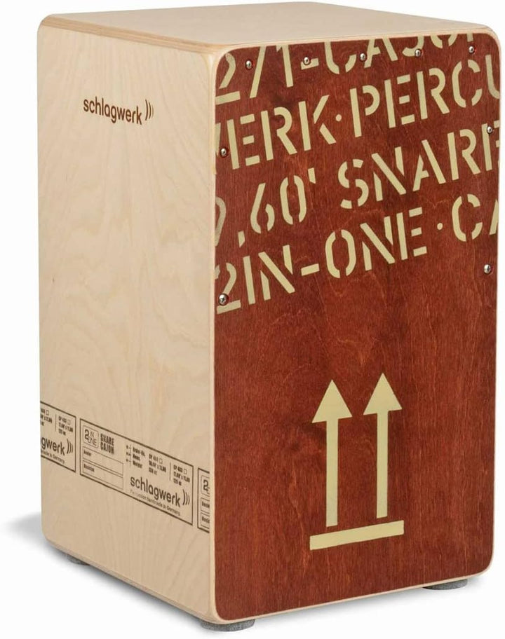 Schlagwerk CP404 Red Cajon + keepdrum Sitzpad Rot