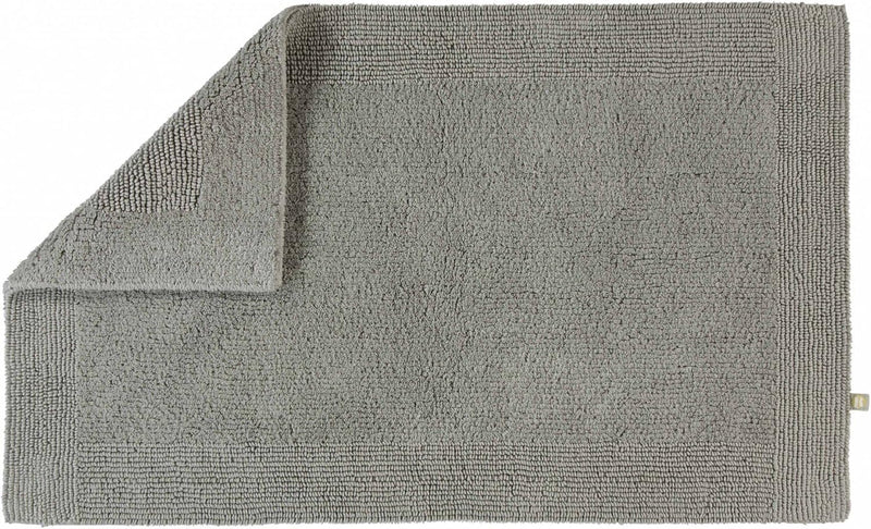 RHOMTUFT Prestige Badvorleger, 100% Baumwolle, 85 Kiesel, 60 x 60 cm, WC-Vorleger ohne Passform 60 x