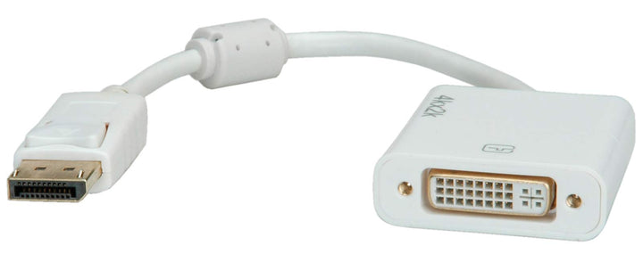 ROLINE 4K DisplayPort-DVI Adapter, DP Stecker-DVI Buchse