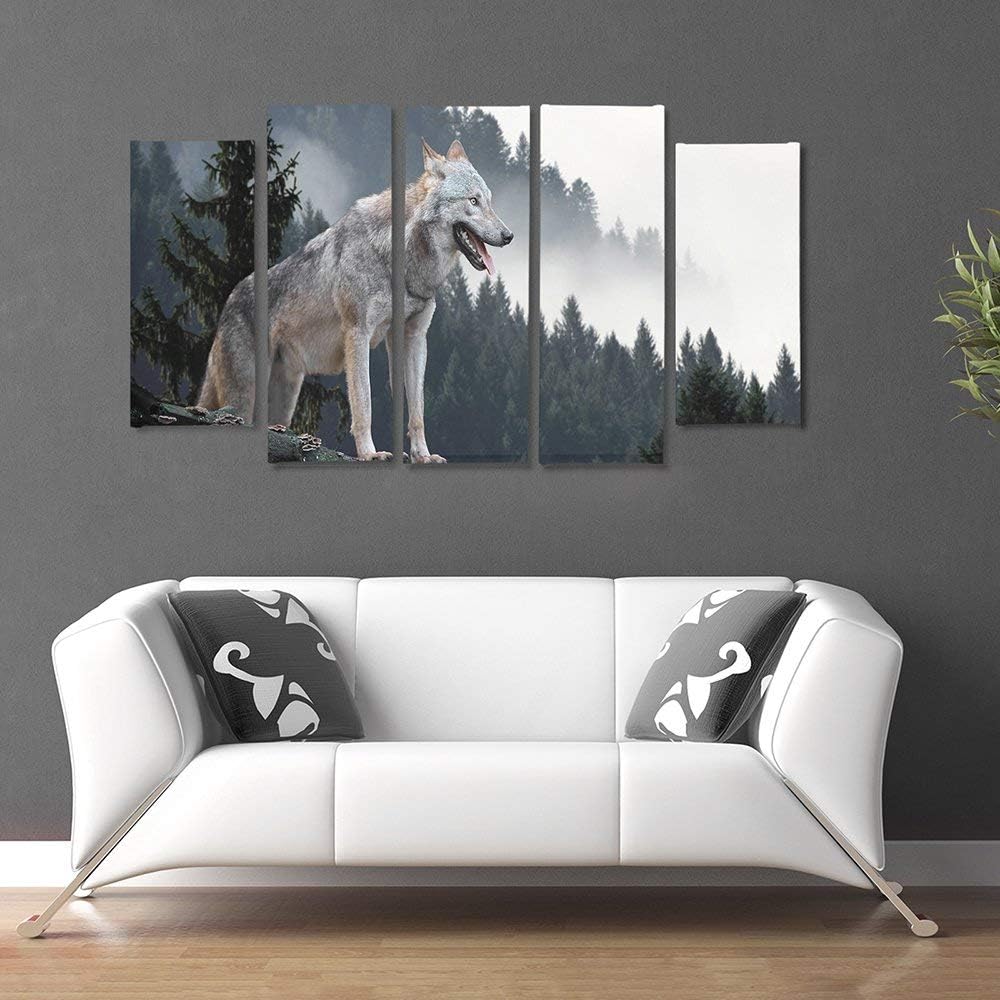 Feeby. Wandbild - 5 Teile - Deko Bilder, gedrucktes Bild, Deco Panel, Foto, Kunstdrucke, 5-Teilig, T