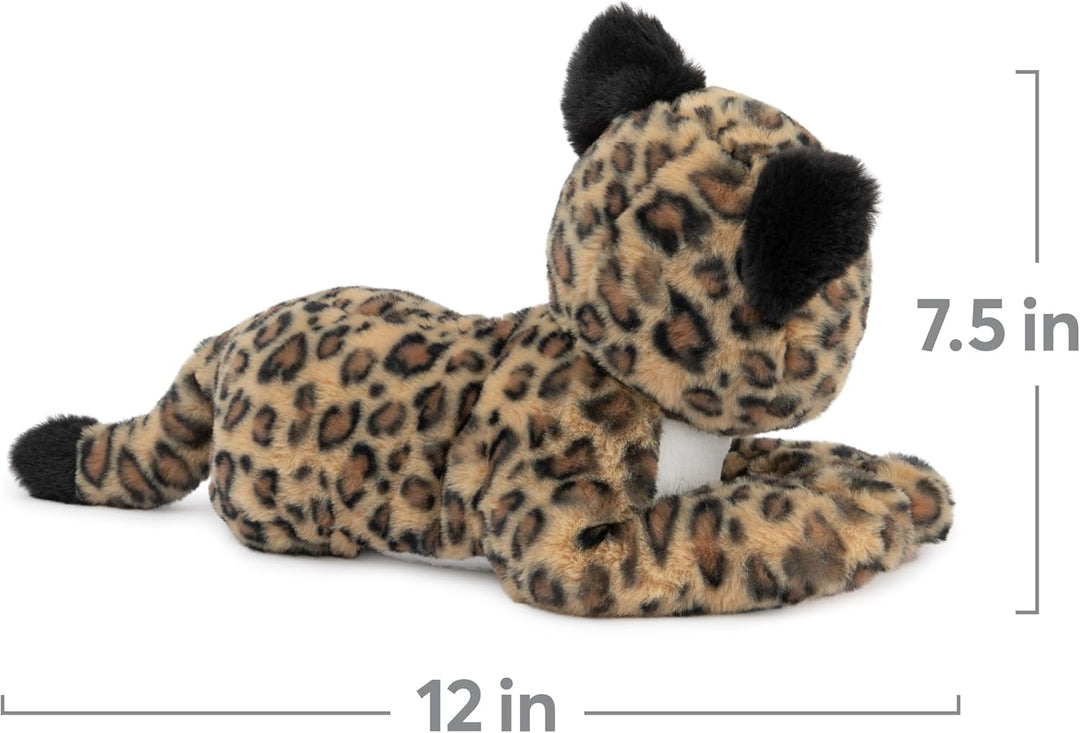 GUND Banks Leopard Plüsch, Premium Stofftier ab 1 Jahren, braun/weiss, 30,5 cm Leopard 30,5 Cm, Leop