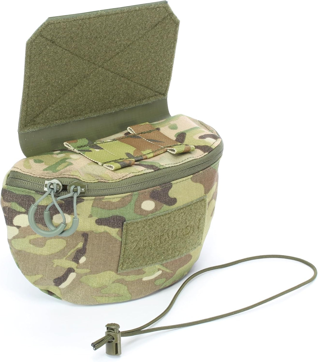 Zentauron Drop Down Pouch für Plattenträger Schutzwesten mit Fach für Weichballistik Zubehör Tasche