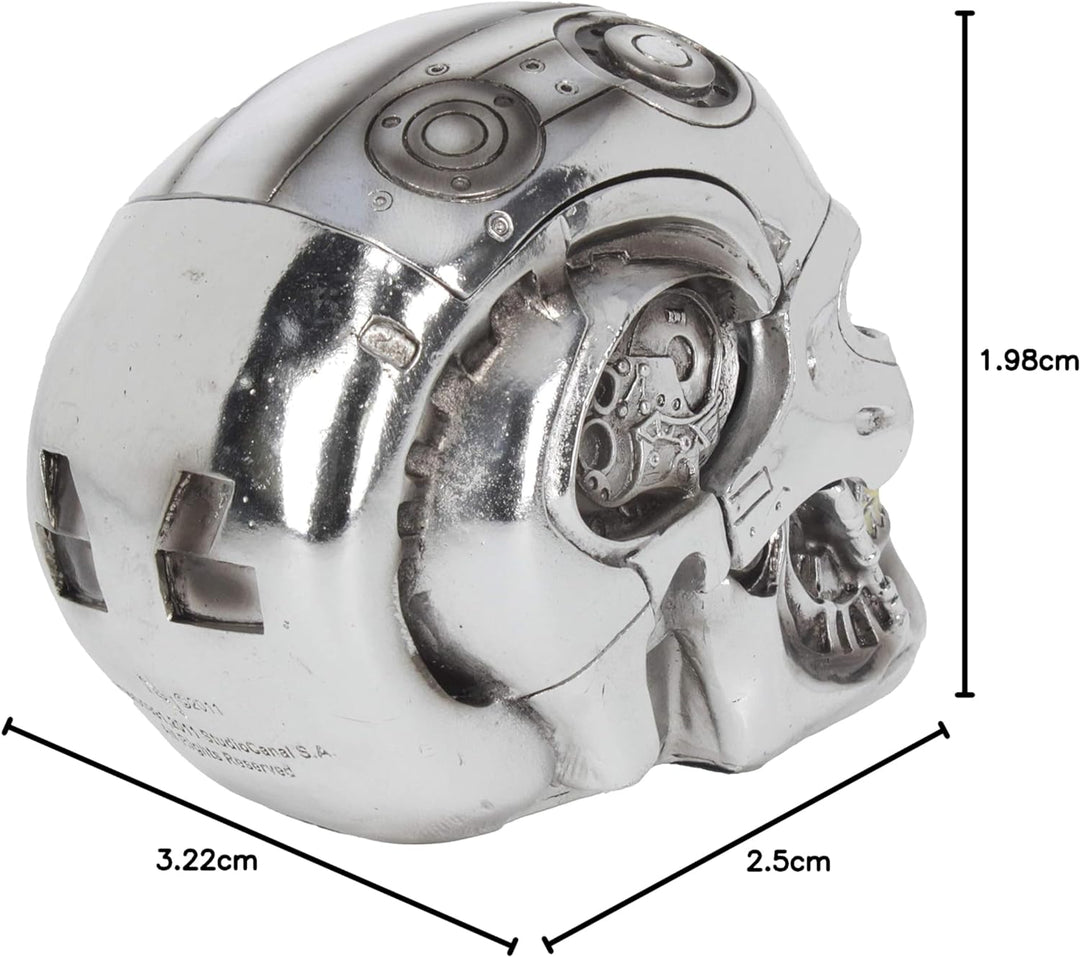 Terminator Nemesis Now, T Box, 18 cm, Silber, Kunstharz, Einheitsgrösse