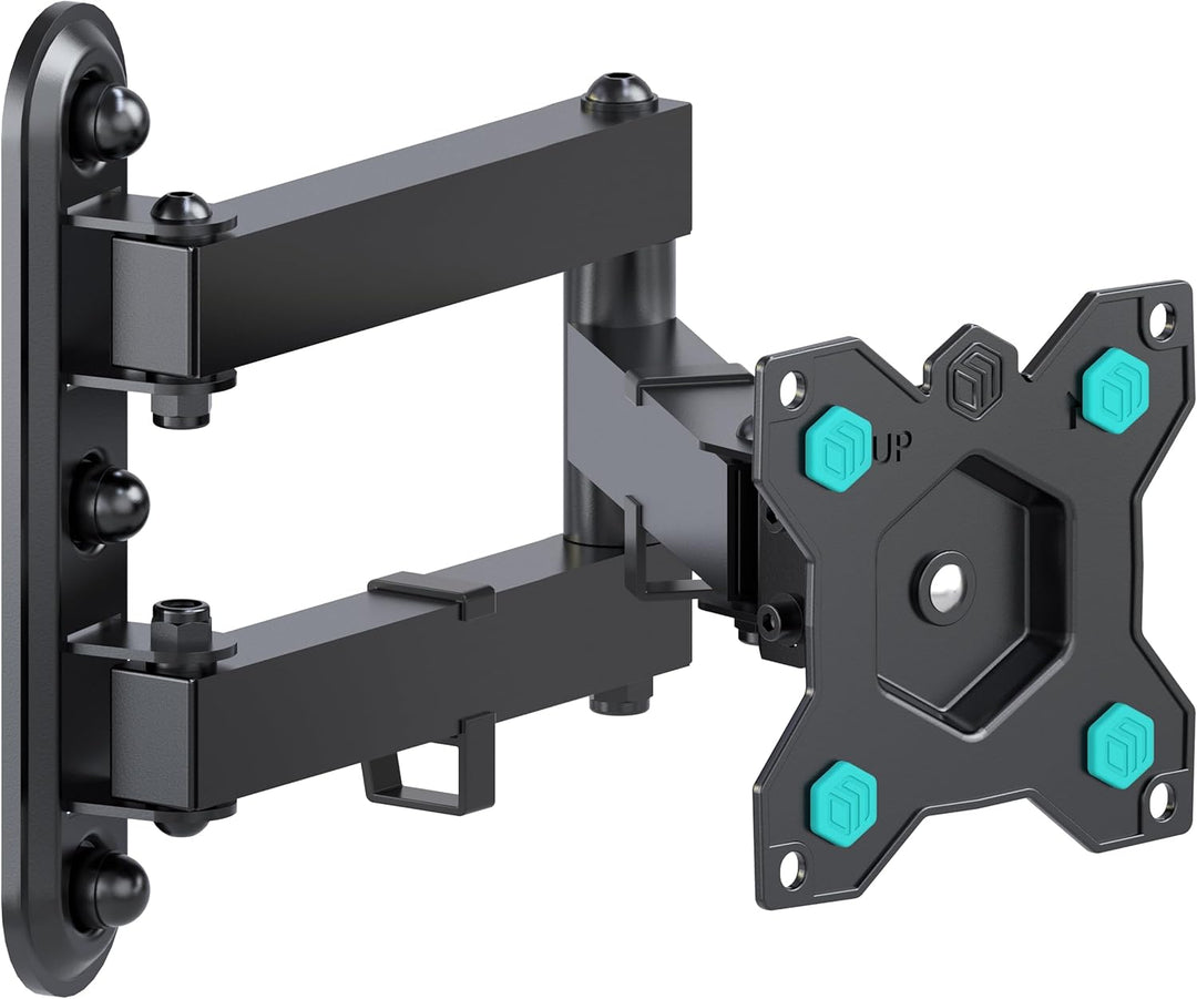 ONKRON Monitor Wandhalter schwenkbar & neigbar für 10-32 Zoll TV Wandhalterung, Flach&Curved Bildsch