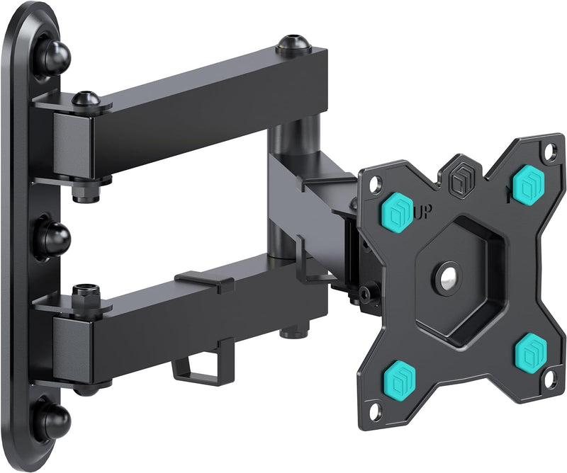 ONKRON Monitor Wandhalter schwenkbar & neigbar für 10-32 Zoll TV Wandhalterung, Flach&Curved Bildsch