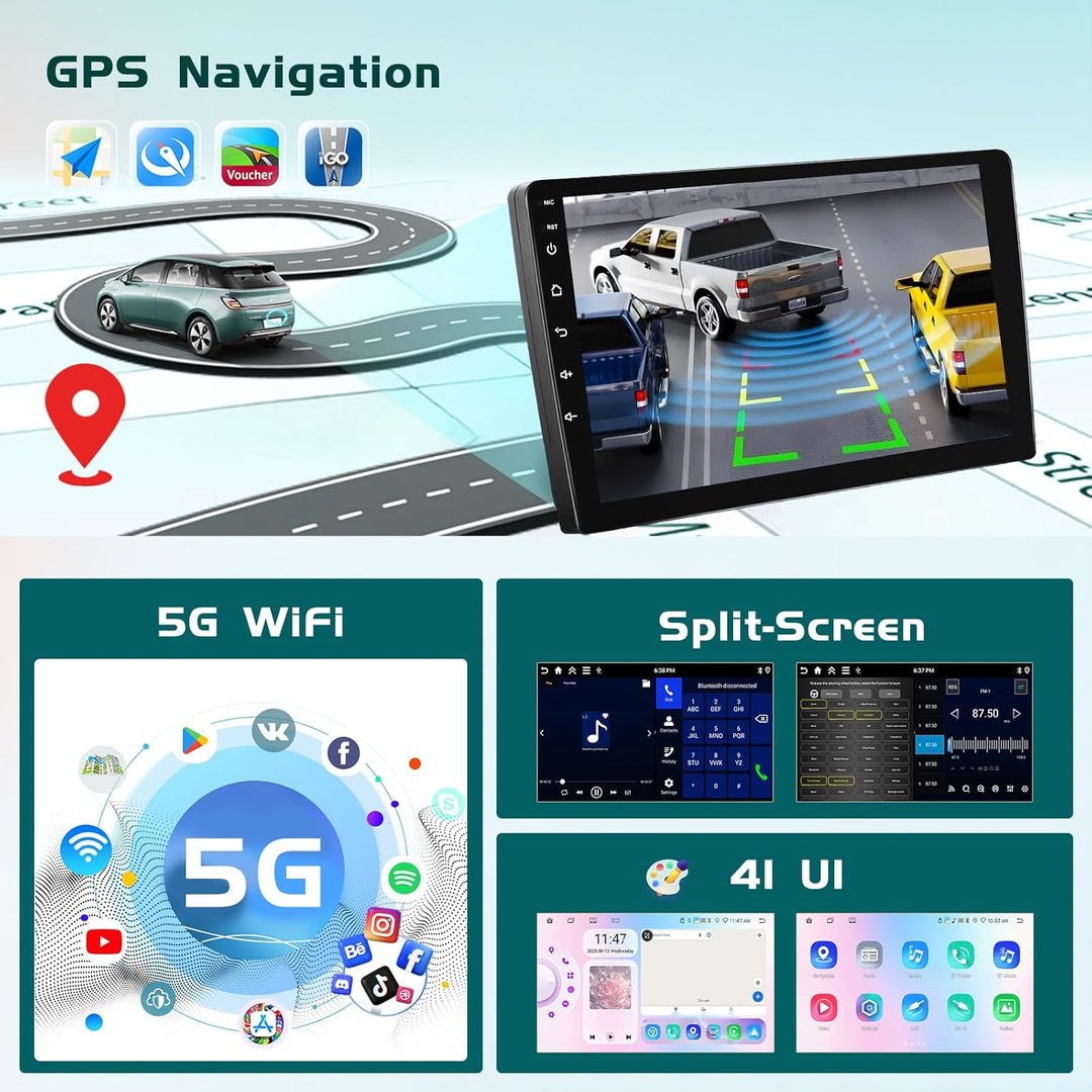 8 Core 6G+128G DSP Hikity Android 15 Autoradio für Citroen Berlingo B9 2008-2017/Peugeot Partner 200
