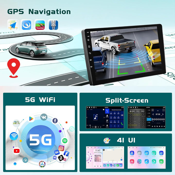 8 Core 6G+128G DSP Hikity Android 15 Autoradio für Citroen Berlingo B9 2008-2017/Peugeot Partner 200