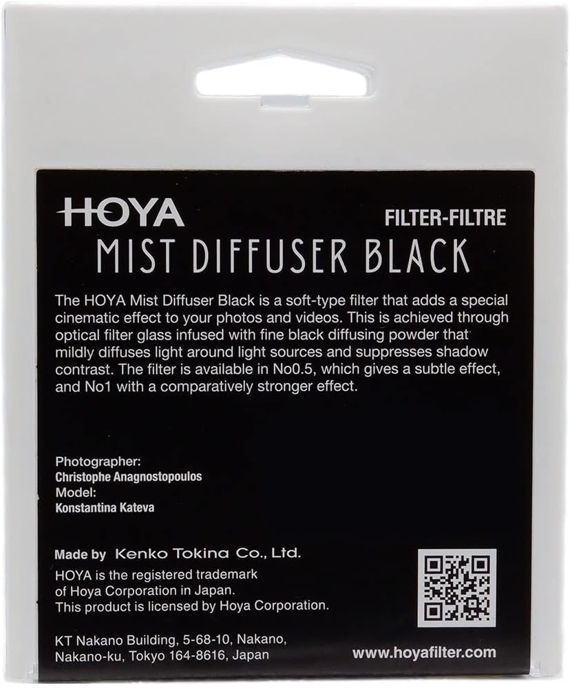Hoya Mist Diffuser Black Filter N°0.5 ø82mm, YYE5282