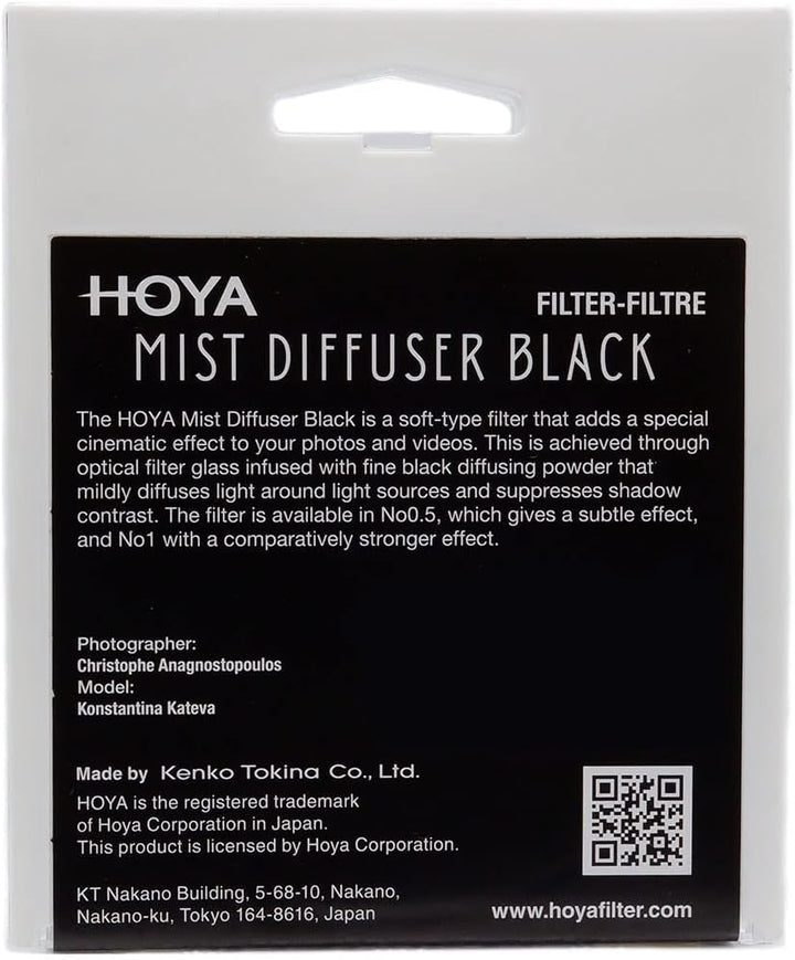 Hoya Mist Diffuser Black Filter N°0.5 ø82mm, YYE5282
