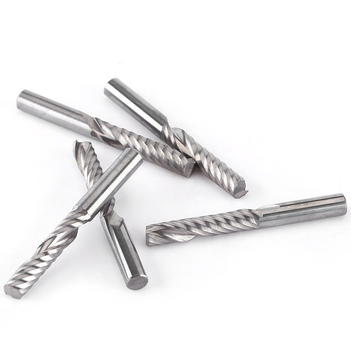 Schaftfräser, Hartmetall Spiral Schaftfräser Einnuten Fräser CNC Fräser zum Schneiden von Acryl, PVC