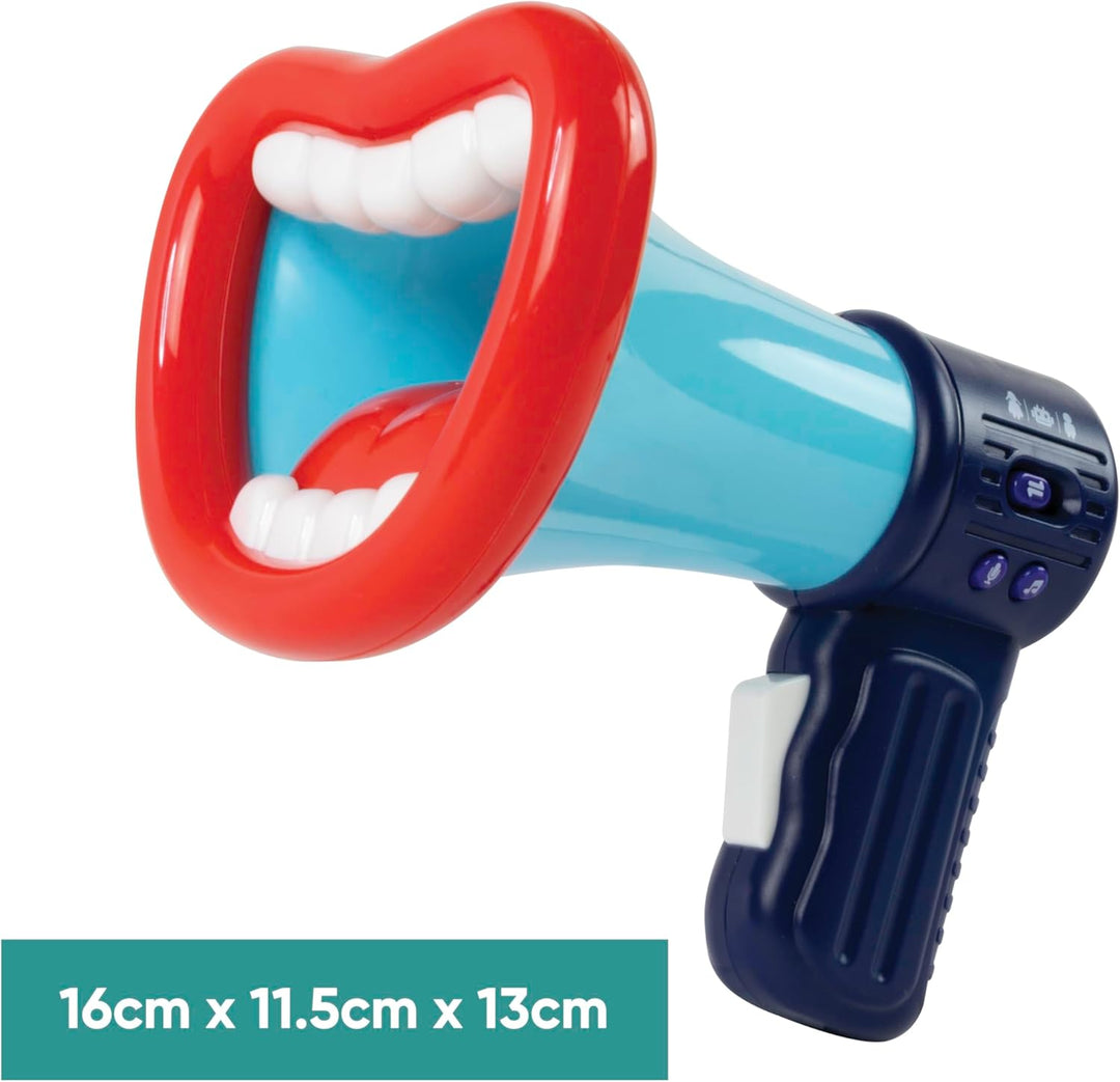 Funtime 10629 Loudmouth Voice Changer Elektronischer Sprachwechsler, Rot/Weiss/Blau