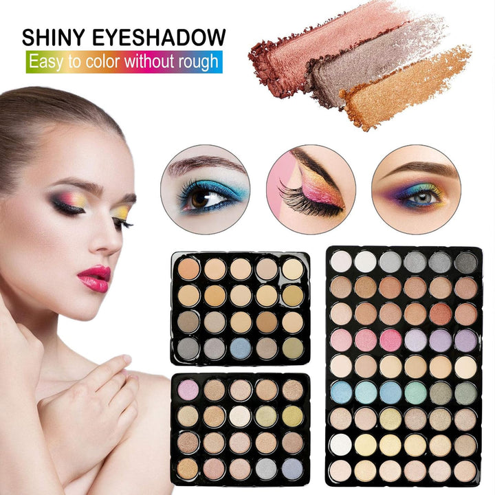Pure Vie Professionelle 132 Farben Lidschatten Concealer Rouge und Lipgloss Palette Makeup Kit - Ide