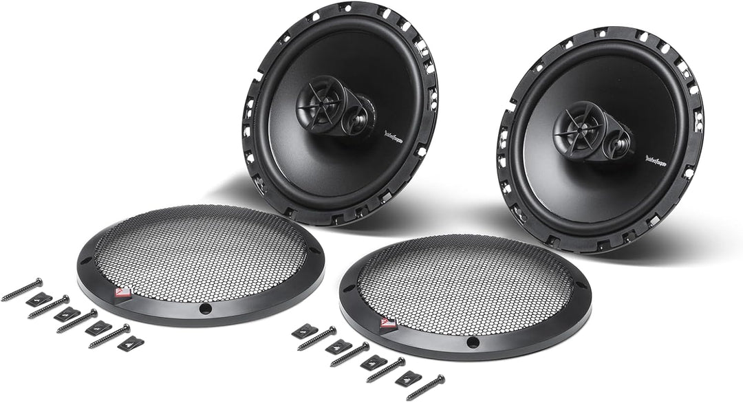 Rockford Fosgate R165X3 Prime 6.5" Full-Range 3-Way Coaxial Speaker (Pair), black 6.5-Inch, 6.5-Inch