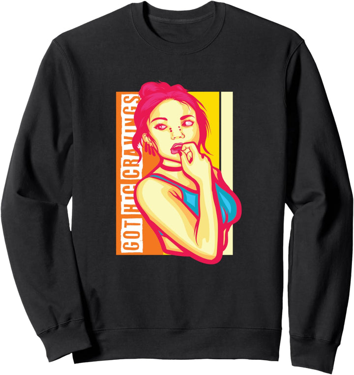 Gothic Heisshunger Pastell Gothic Geschenk Sweatshirt