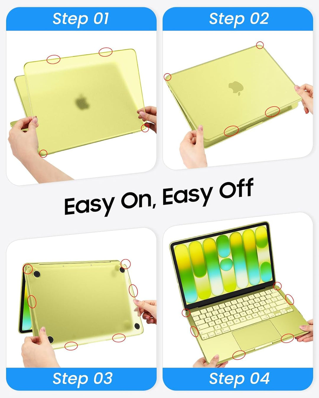 Fintie Hülle Kompatibel mit MacBook Neo 13 Zoll A3404 A18 Pro Chip, [100% Entspricht der Offiziellen