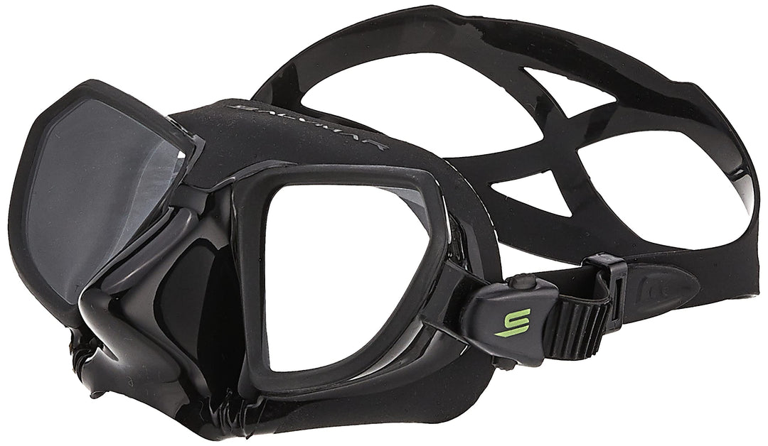 SALVIMAR Noah Tauchmaske Adult Schwarz, Adult Schwarz