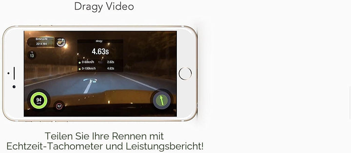 Neues GPS-basiertes Leistungsmessgerät, bis zu 25 Hz GPS-Rundentimer, Motorrad-Video-Overlay, verbes