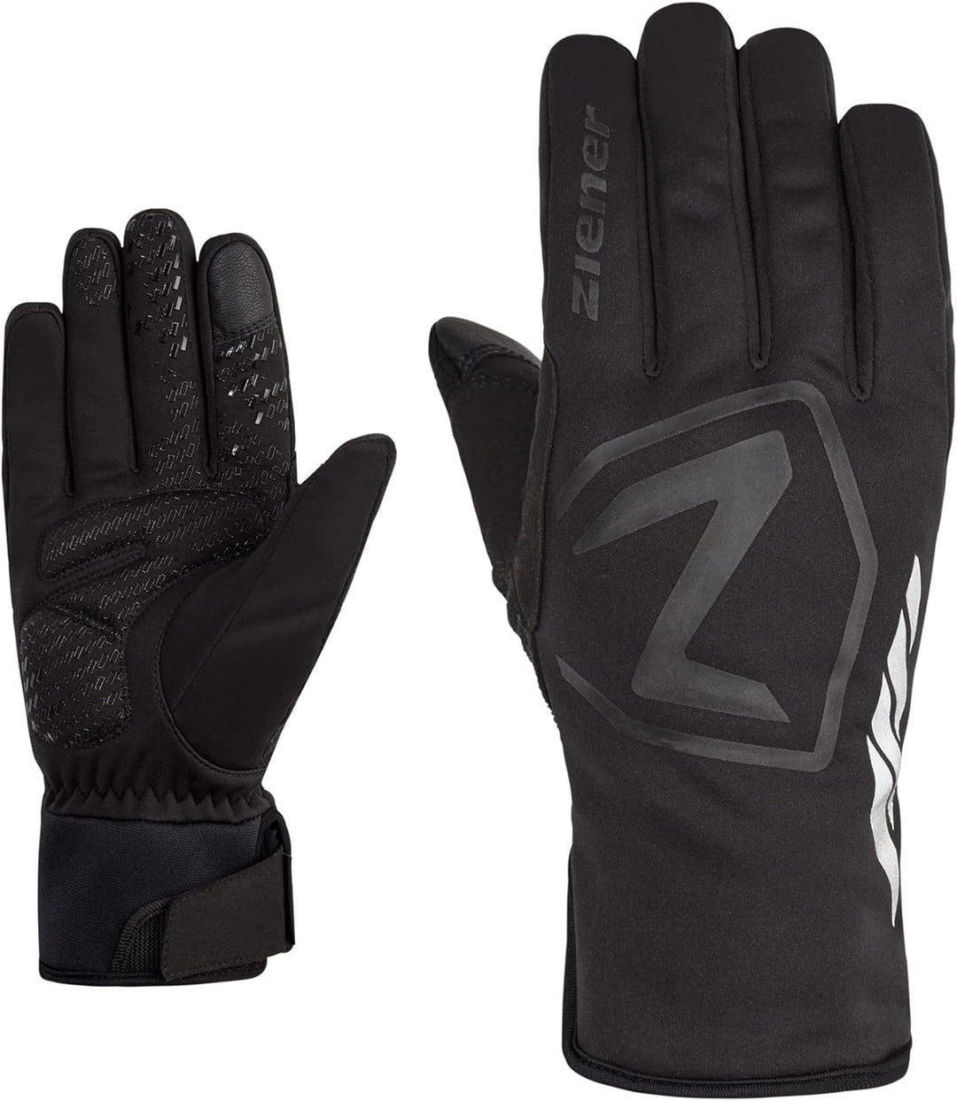 Ziener Herren Daqua Fahrradhandschuhe, Winter |wasserdicht, Soft-Shell, gepolstert 7 Schwarz, 7 Schw
