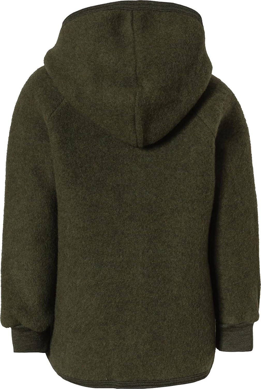 Engel Baby Jacke mit Kapuze Wollfleece 50-56 Schilf Melange, 50-56 Schilf Melange