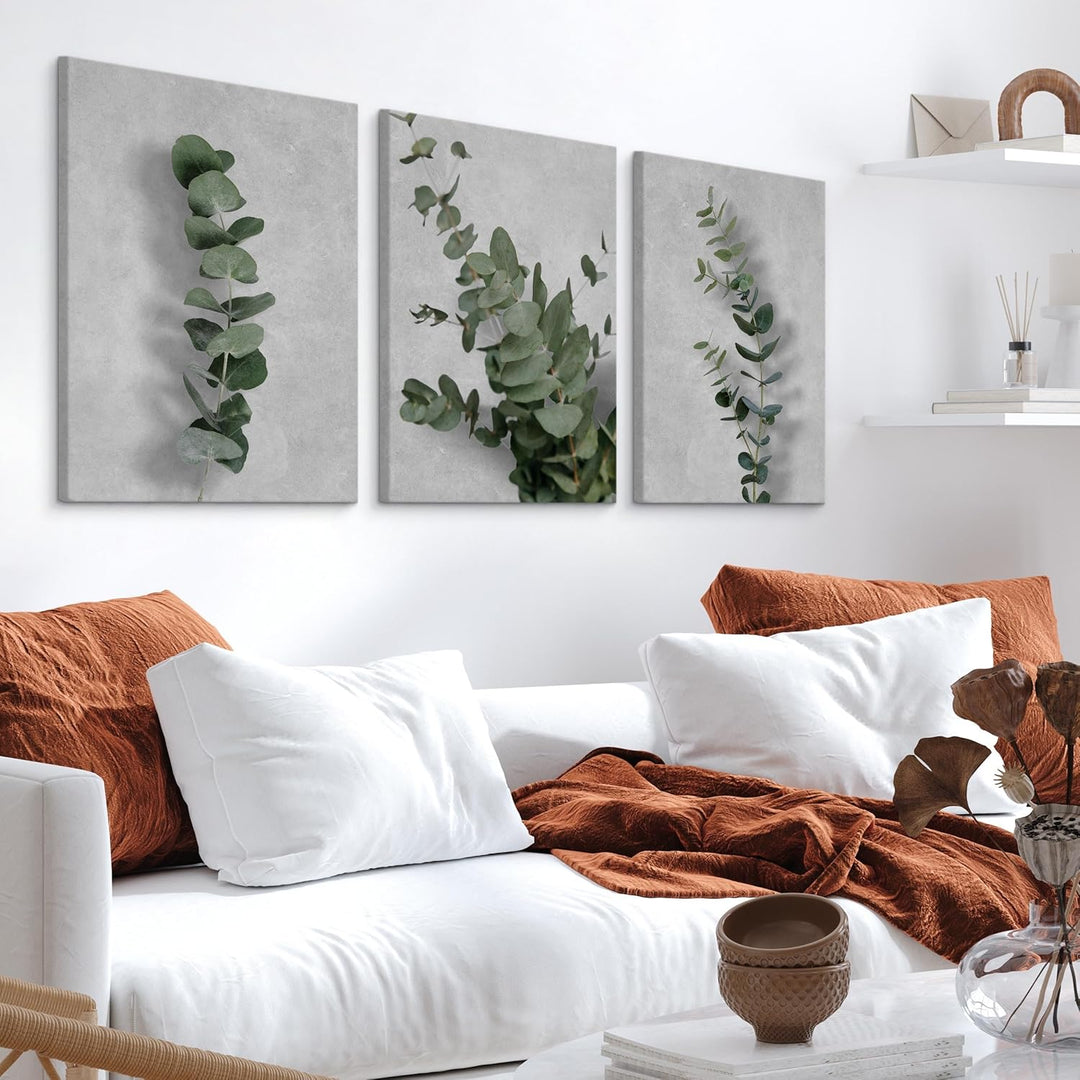 Muralo - Wandbilder Set - Leinwand Bilder Set Aufhängefertig - Bilder für Wohnzimmer Schlafzimmer -