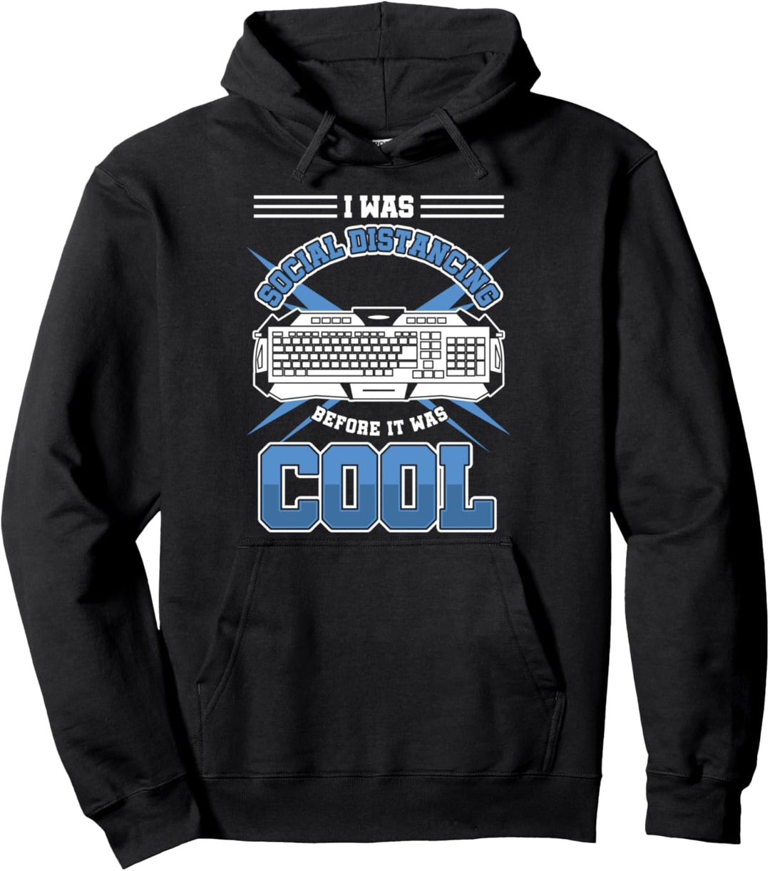 Isolation Soziale Distanzierung Computer PC Spiel Geschenk Pullover Hoodie
