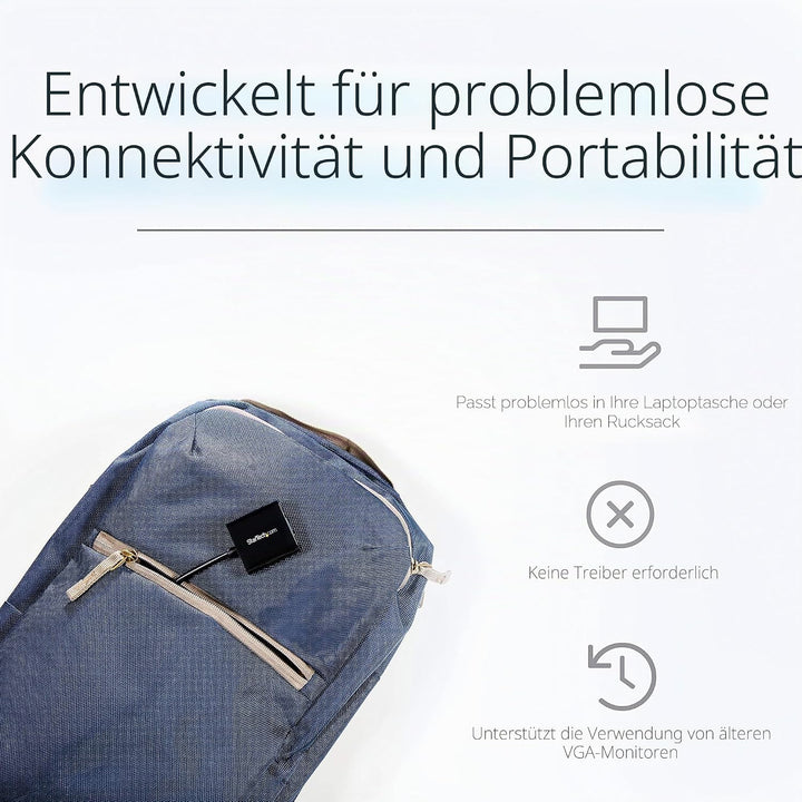 StarTech.com 1080p 60Hz HDMI auf VGA Hochgeschwindigkeits Display Adapter - Aktiver HDMI auf VGA (St