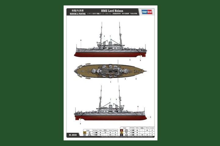 Hobby Boss 086508 1/350 HMS Lord Nelson