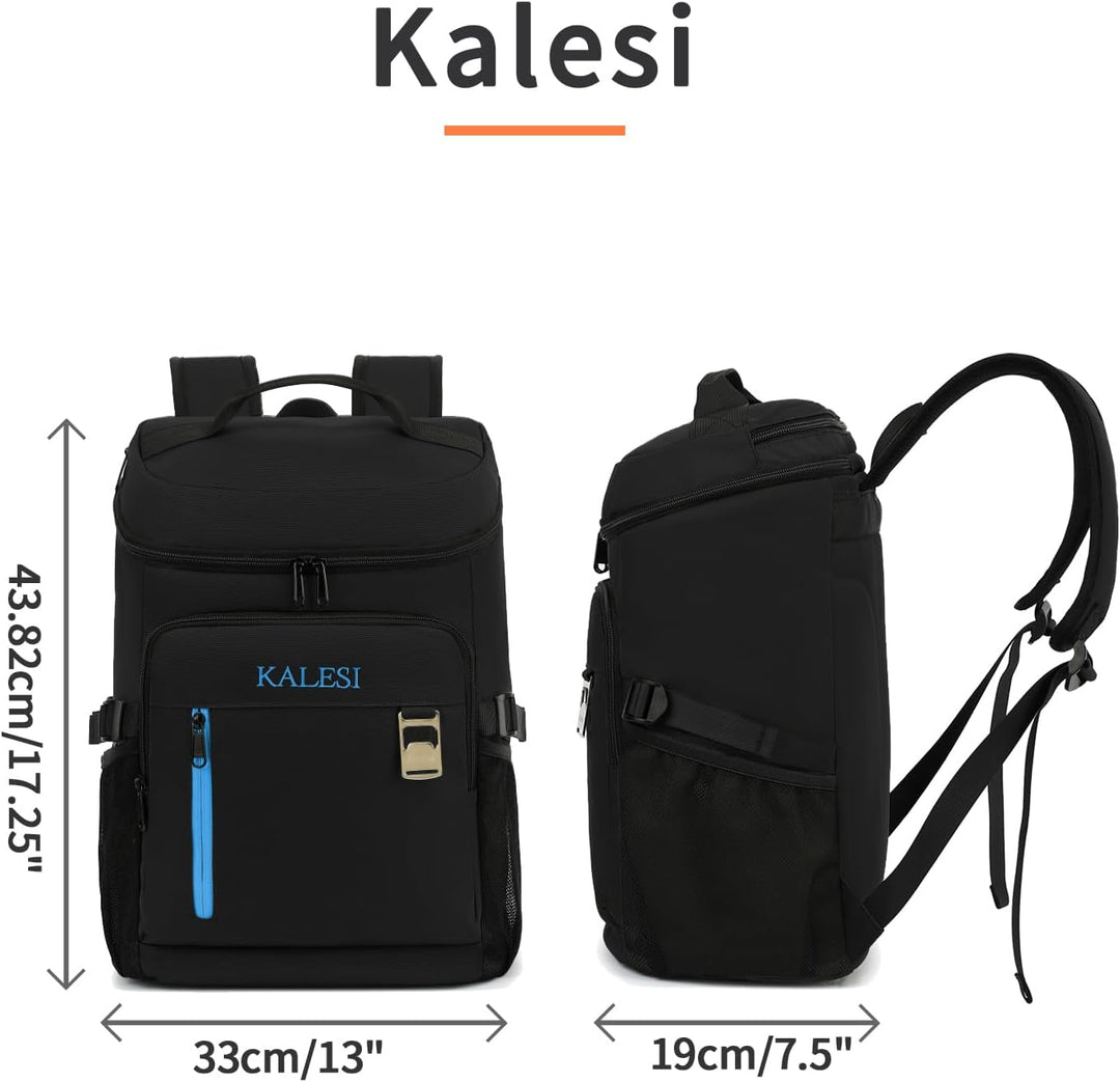 Kalesi Kühlrucksack 36 Dosen Leichter Isolierter Rucksack Kühler Auslaufsicher Reise Camping Mittage