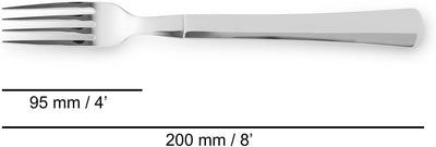 ARCOS Tischbesteck Set von 12 Stücken, 6 Messer und 6 Gabeln, Set von 12 Stücken für den Tischservic