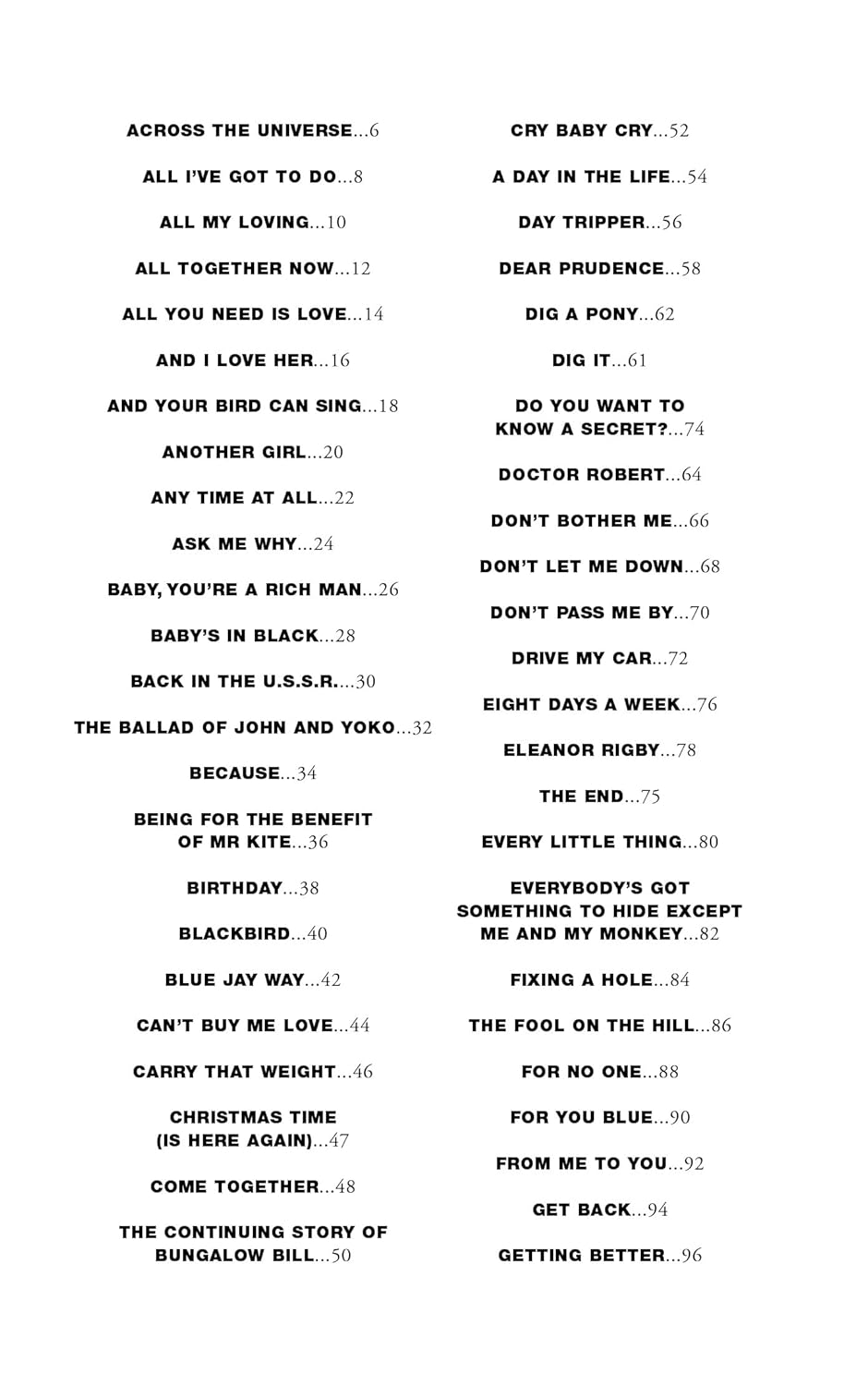 Little Black Book of Beatles Songs for Ukulele: Songbook für Ukulele, Taschenbuch