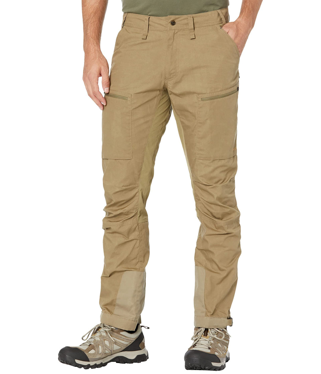 Fjällräven Herren Abisko Lite Trekking Trousers Hose 38 Light Olive, 38 Light Olive