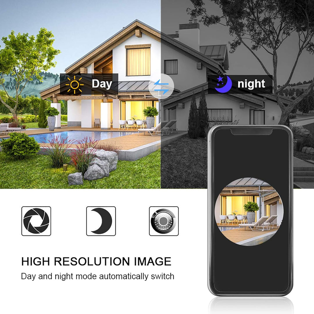 Video Doorbell Wired Ring Video Doorbell 1280p HD-Video, Türklingel, fortschrittliche Bewegungserfas