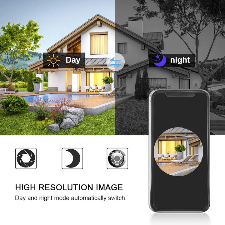 Video Doorbell Wired Ring Video Doorbell 1280p HD-Video, Türklingel, fortschrittliche Bewegungserfas