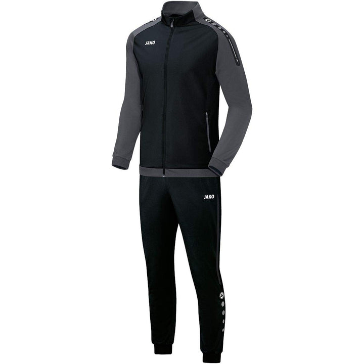 JAKO Herren Champ Trainingsanzug Polyester XL schwarz/anthrazit, XL schwarz/anthrazit