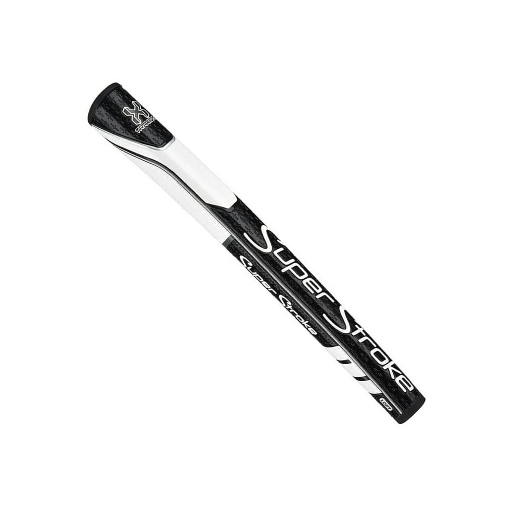 SuperStroke 1.0PT Golf-Puttergriff, Schwarz/Grau, Schwarz/Grau