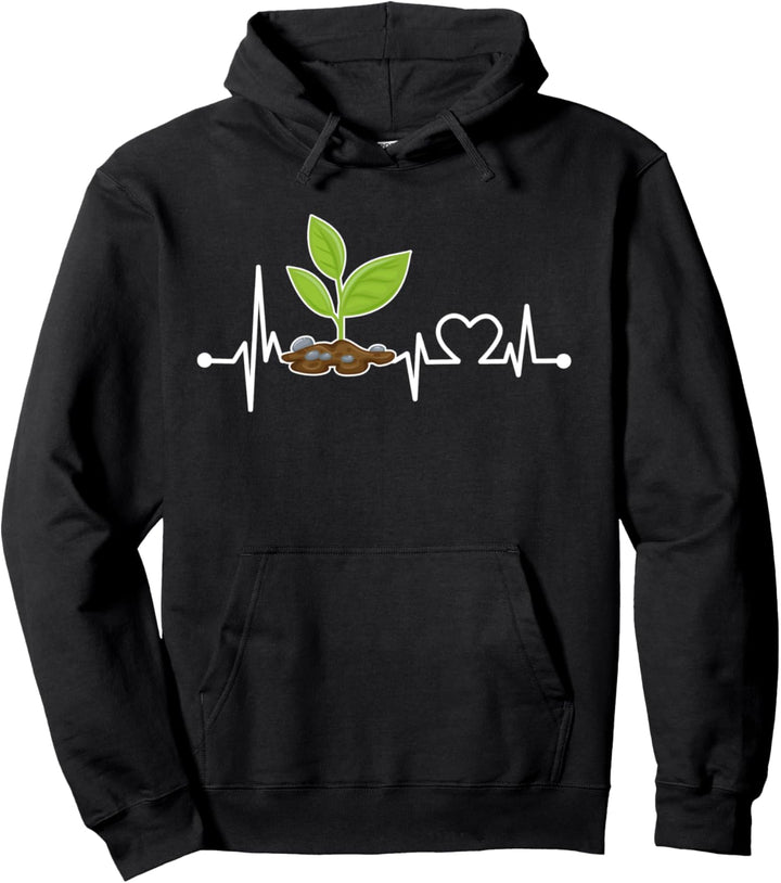 Flant Herzschlag Hemd Lustig Gärtner/Garten/Gartenarbeit Pullover Hoodie