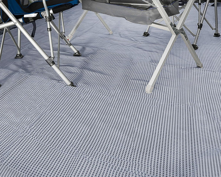 BRUNNER Campingartikel Vorhang Kinetic 250 x 400 cm, blau/grau
