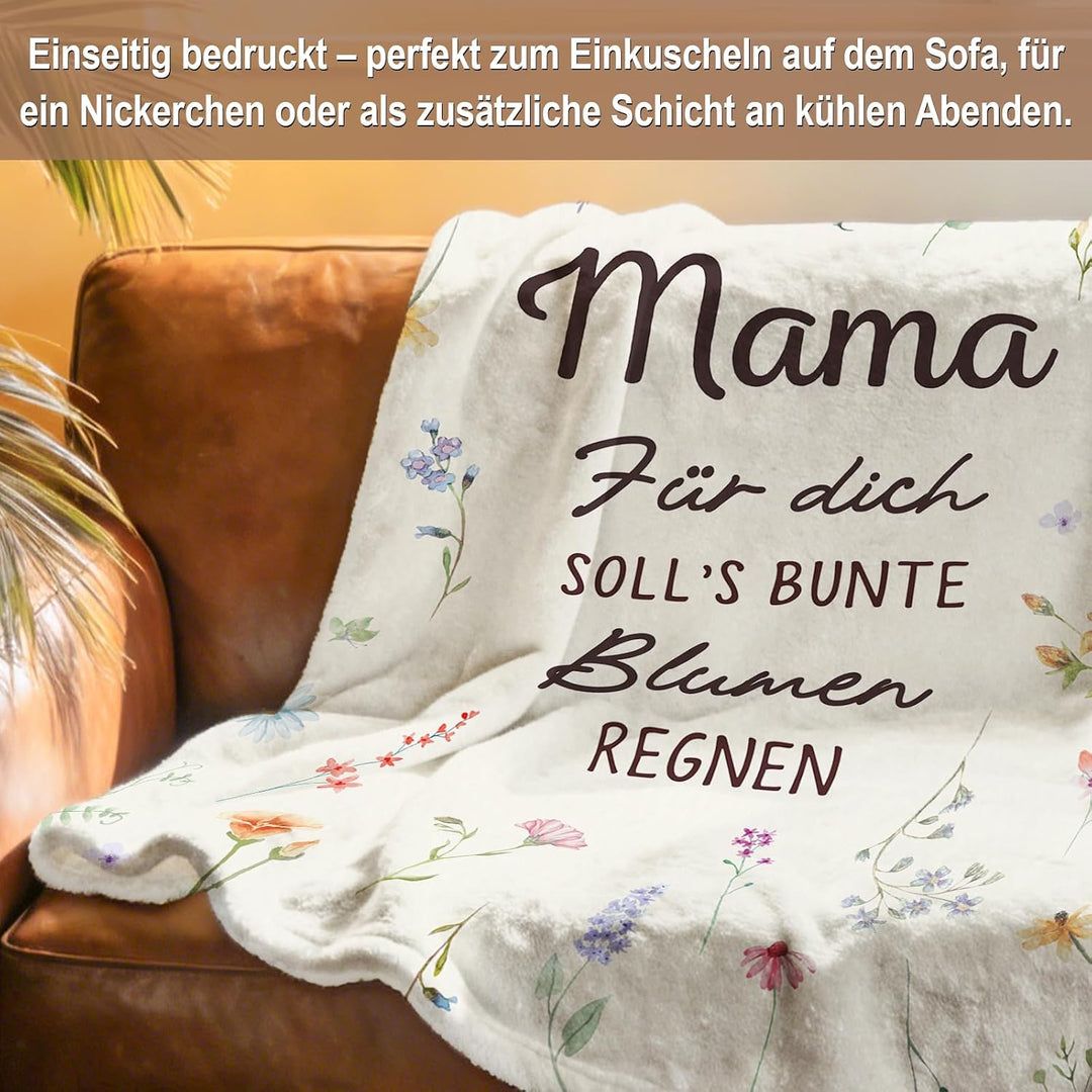 Geburtstagsgeschenk für Mama, Mama Geschenke | Decken für Mama, Geschenk für Mutter von Tochter Sohn
