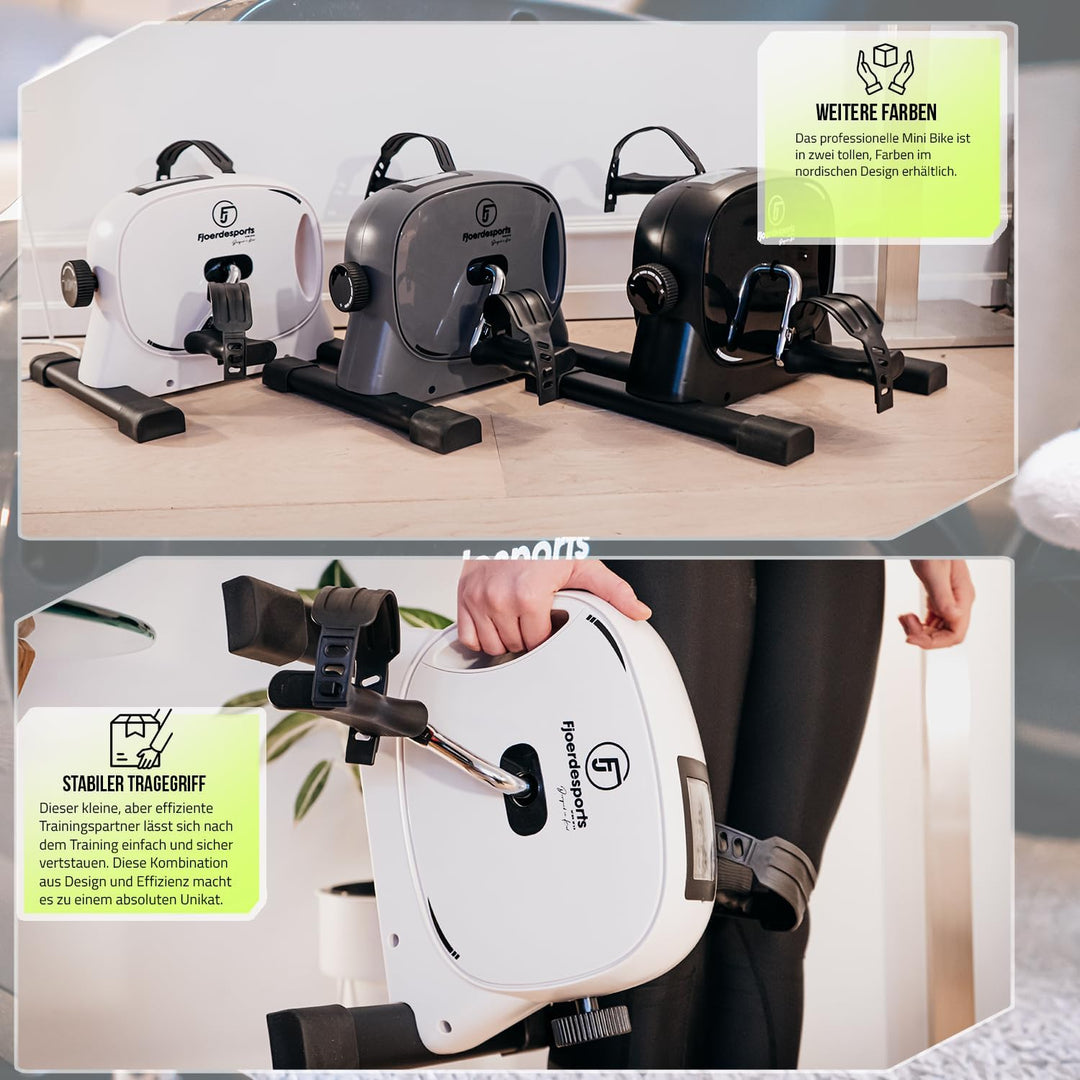 Arm- und Beintrainer, Mini-Heimtrainer, Bewegungstrainer, Training im Home-Office, mit Trainingsdisp