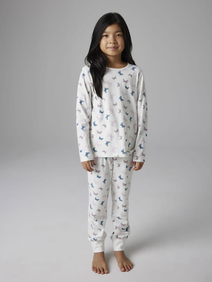 NAME IT Girl Nachtwäsche-Set Langarm 86-92 Jet Stream, 86-92 Jet Stream